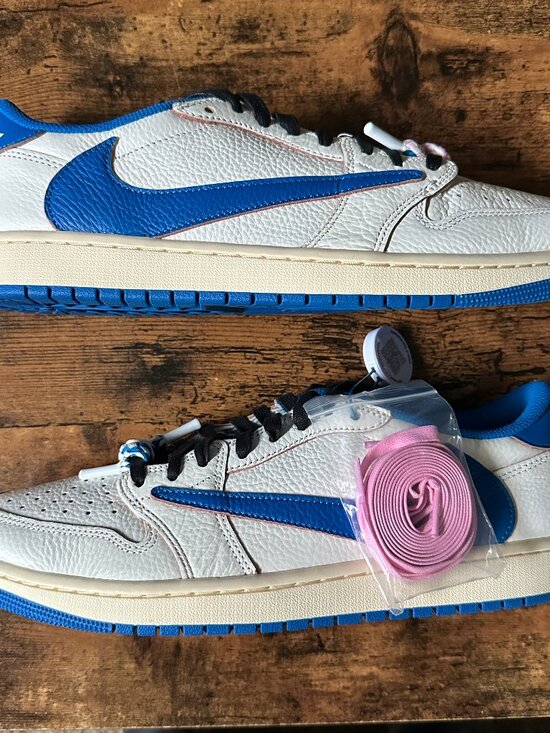 NEW IN BOX Air Jordan 1 Low x Travis Scott x Fragment Shoes - DM7866-104 - Sz 12 main image 9